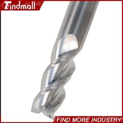 3Pc 1/2″ Alu-Power 3 Flute Carbide End Mill for Aluminum x 1-1/4″ Cutting Length