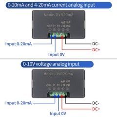 2Pcs Digital Display 0-10V 4-20mA 0-20mA V/A Analog Input Meter For Sensor HOT