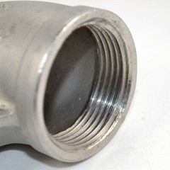 3/8″ 1/2″ 3/4″ 1″ NPT Threaded Female to Female Elbow Pipe Fitting SS 304