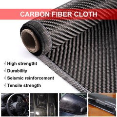 118 inch Real Carbon Fiber Cloth 2 x 2 Twill Weave Carbon Fiber Fabric Roll 3k