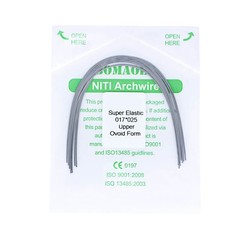 5×Dental Orthodontic Super Elastic Ni-Ti Arch Rectangular Wire Oval 17×25 Upper