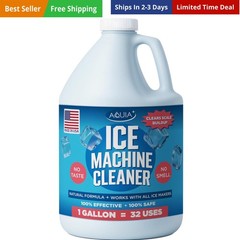 Ice Machine Cleaner and Descaler Gallon | Ice Maker Cleaner for All Brands; O…