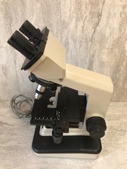 Nikon Alphaphot 2 YS2 Binocular Compound Microscope Lab Scope 4 lenses