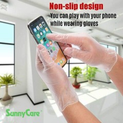 1000pcs Vinyl Gloves Powder Free (Latex Nitrile Free)🔥[DISCOUNTS] 🔥 Large