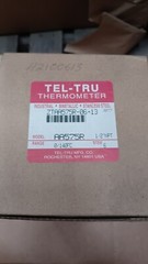 Tel-tru Dual Temp Gauge, 1/2″ Npt, -20-60C, 0-140F, Stem 6, 5″ dial face, Stainl