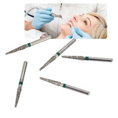 100 Types AZDENT Dental FG Diamond Burs For High Speed Handpiece Friction Grip