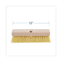 Boardwalk 3310 10 in. Brush 2 in. Cream Bristles Deck Brush Head New