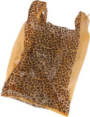 Plastic Shopping Bags 1000 Cheetah Leopard Grocery Merchandise 11 ½” x 6″ x 21″