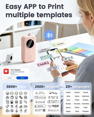 D30 Mini Bluetooth Label Maker – Portable Thermal Printer for Home & Office