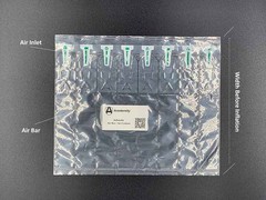 Bubble Cushioning Wrap, Inflatable Packing Material. w/ Free Pump. & Clip