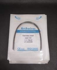 Dental Orthodontic Stainless Steel Wire Round/Rectangular Arch Wires Natural