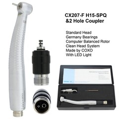 COXO Dental E Generator LED Handpiece High Speed Self Power Turbine 2/4 Hole NSK