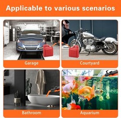 2.4 GPM Battery Powered Fuel Transfer Pump for Gasoline Vehicles Fuel