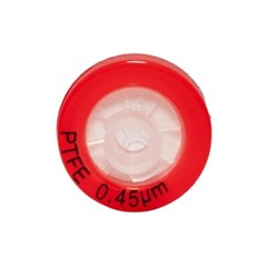 50x PTFE Syringe Filter 0.45μm 13mm Hydrophobic Non-Sterile Chemicals Filtration