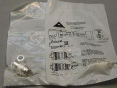 Mil-Spec Delta Electronics M39012/26-0101 TNC Straight Plug Silver Plated