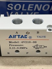 (2) New AIRTAC 4V210-08& (1) 06 Solenoid Valves 0.15-0.8MPa 3 NIB + Warranty