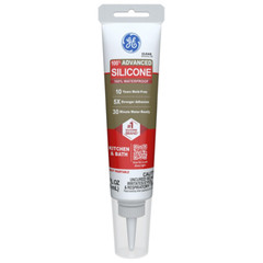 GE Advanced Silicone Caulk for Kitchen & Bathroom – 100% Waterproof Silicone Sea