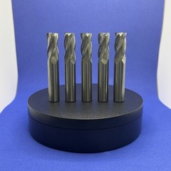 5 PCS 1/2″ 4 FLUTE CARBIDE END MILL – REGULAR LENGTH