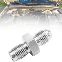 3AN Male to 3/8×24 Inverted Flare Brake Thread, Straight Male Fitting Adapter (1