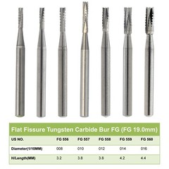 Wave Dental Burs FG 330 557 4 6 Carbide Burr Friction Grip Round Pear High Speed