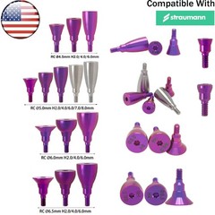 US Dental Healing Abutment NC/RC Closure Caps Compatible Straumann ITI BL/BLT