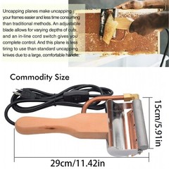 Electric Uncapping Extractor Hot Knife Bee Hive Honey Beekeeping Equipment US