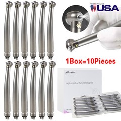 1-10pcs ASKEADNT Dental E-Generator High Speed LED Handpiece 3 Way4 Hole Turbine