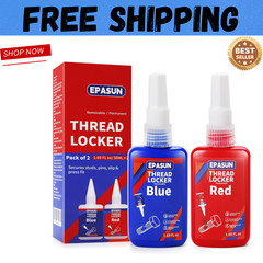 ThreadLocker 242 and 271, Thread Lock Medium and High Strength Lock Tight & Seal