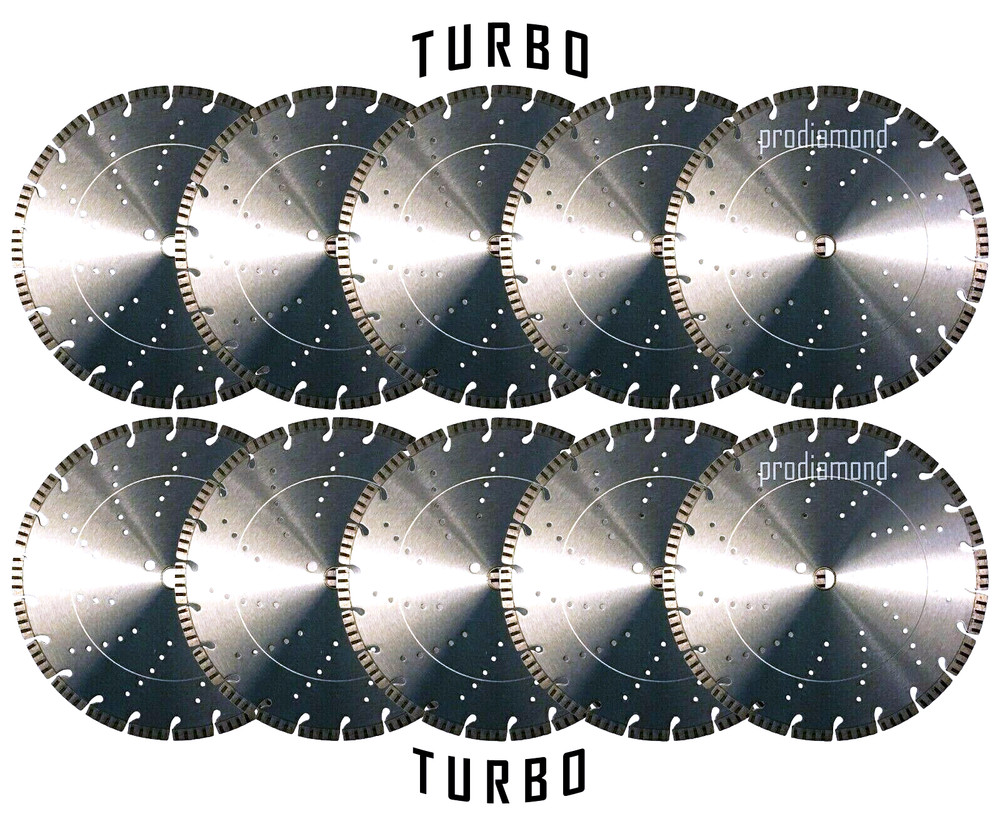 10-14″ TURBO Concrete Brick Block Precast Stone SUPREME Diamond Saw Blade**BEST