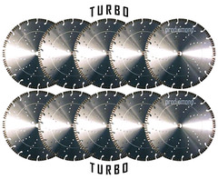 10-14″ TURBO Concrete Brick Block Precast Stone SUPREME Diamond Saw Blade**BEST