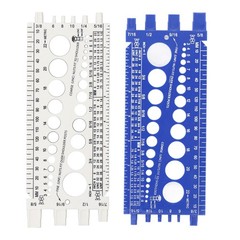 Nut Bolt Thread Gauge Checker M3 to M22 Metric and #4 to 3/4 Imperial Sizes Bolt