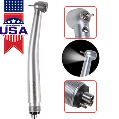 10 Dental High Speed Handpiece with Std.Head LED Light 4 Holes