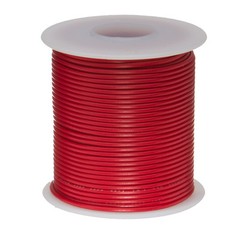 22 AWG Gauge Stranded Hook Up Wire Red 100 ft 0.0253″ UL1007 300 Volts