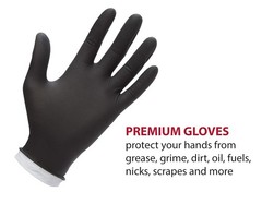 Venom Steel Industrial Nitrile Gloves One Size Fits Most, 100 Count, (Pack of 3)