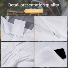 Beekeeping Suit XL Full Body Beekeeper Coverall Outfit Jacket With Veil Unisex