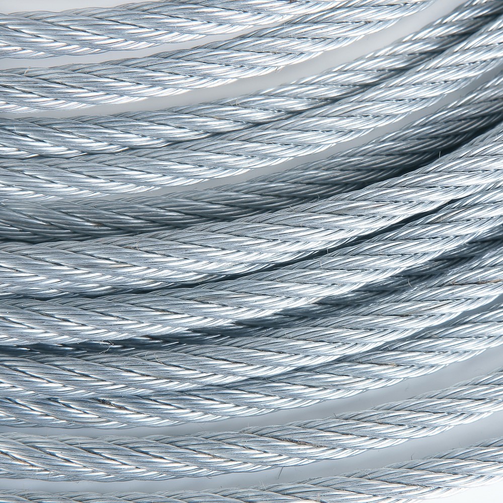 1/4″ Galvanized Aircraft Cable Steel Wire Rope 7×19 (700 Feet)