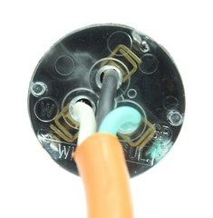 Male 90 Degree Extension Cord Replacement Ends 15 Amp Power Angled Plug Repair