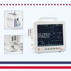 12″ Patient Monitor ICU CCU Vital Sign For ECG NIBP SpO2 TEMP RESP EtCO2 PR