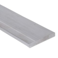 1/2″ x 3″ Aluminum Flat Bar, 6061 Plate, 8 Inch Length, T6511 Mill Stock, 0.5″