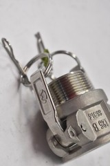 1-1/4″ Cam Lock & Groove Coupling Threaded 125B Stainless Steel Aluminum