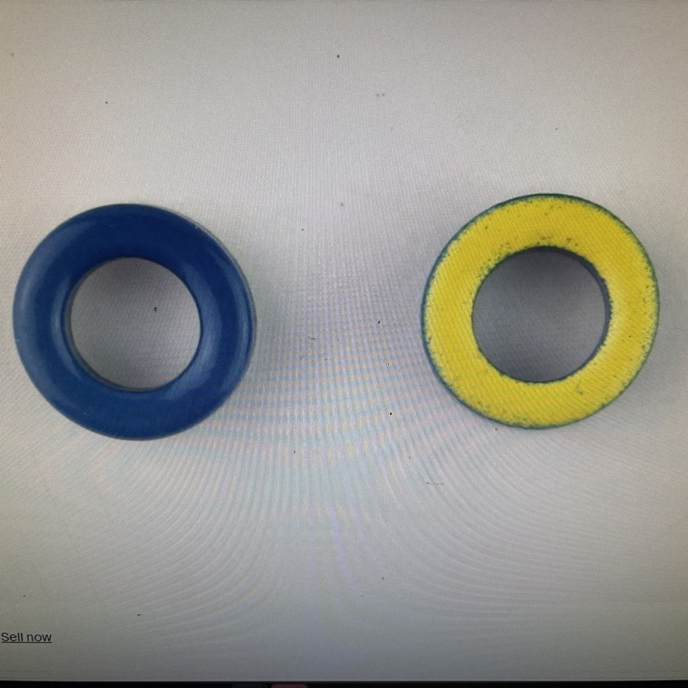 ￼Micrometals Ferrite Toroid T50-17 Blue/Yellow Pack Of 50 $65.00