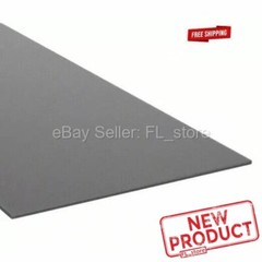 1/16″ Thick Black Plastic Sheet High Density Polyethylene 24″ L X 24″ W HDPE NEW