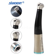 Dental Fiber Optic LED 1:1 Contra Angle Handpiece Inner Water Spray Push Button