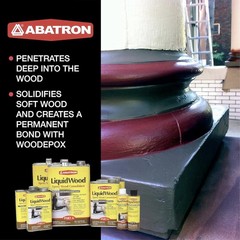 Abatron LiquidWood Epoxy Wood Consolidant Kit 12 Oz Part A & B LWAB6OR