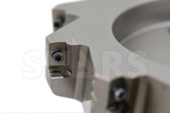 Shars CNC 8″ 90 Degree Indexable Face Mill with 12 APKT 1604 Inserts New L[