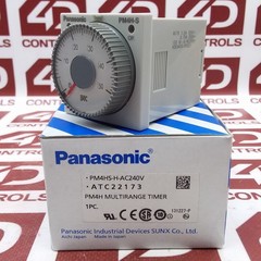 PM4HS-H-AC240V | Panasonic | Timer, 100-240VAC, 2xC/O, DIN48, Opened