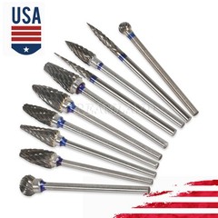 10Pcs/Set Dental The Original Bur Diamond Tooth Drill Bit Set Assorted 2.35mm
