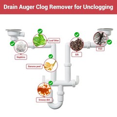 Drain Snake 22V Electric Drain Auger Heavy Duty Drain Clog Remover,Toilet,Sink