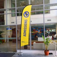 Anley Custom Feather Flag – Print Your Logo/Design Commercial Advertising Banner
