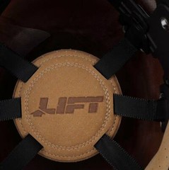 LIFT Safety HDF-15NG DAX Natural Brown Full Brim Hard Hat w/ Ratchet Suspension